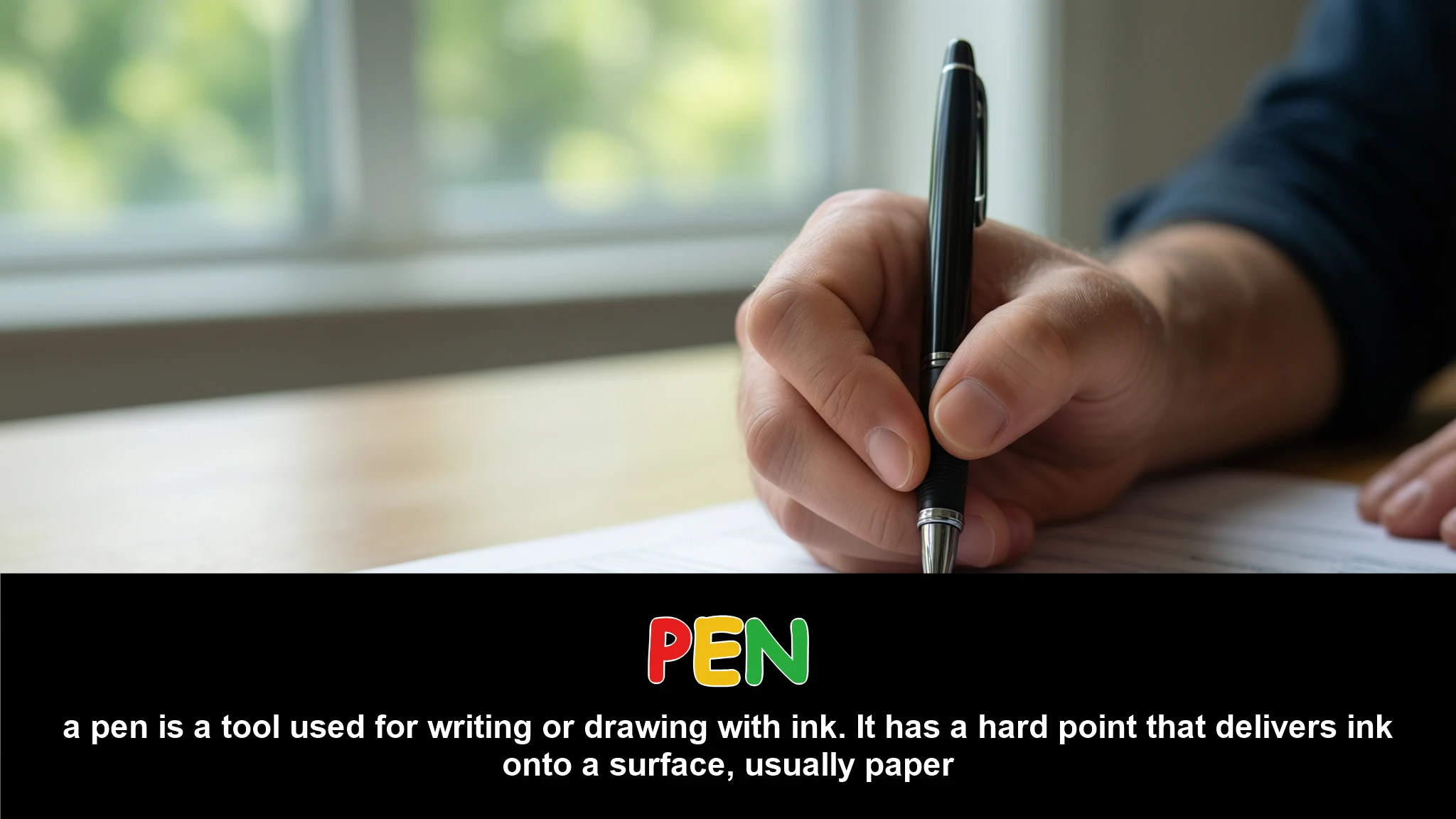 English Illustration for pen
